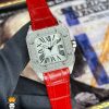 ساعت مچی زنانه کارتیر سانتوس فول نگین 01780 Cartier Santos100