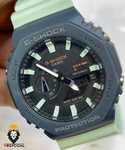 ساعت مچی مردانه کاسیو جی شاک Casio G-Shock GM-2100-Black Green