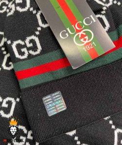 ست شال و کلاه برند گوچی اورجینال 01725 GUCCI