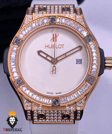 ساعت مچی زنانه هابلوت فول نگین HUBLOT BIG BANG 01855