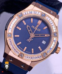 ساعت مچی زنانه هابلوت قاب نگین HUBLOT BIG BANG 01862