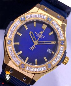 ساعت مچی زنانه هابلوت قاب نگین HUBLOT BIG BANG 01864 