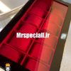 جعبه ساعت طرح چوب 12 تایی مشکی لوکس 0026 WATCH BOX