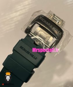 ساعت ریچارد میل مردانه قاب کربن اتوماتیک بند رابر صفحه اسکلتون 021441 RICHARD MILLE