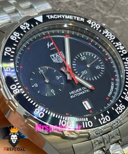 ساعت تگ هویر مردانه مدل کررا فرمول 1 کرنوگراف استیل صفحه مشکی Tag Heuer Carrera TG 021438 
