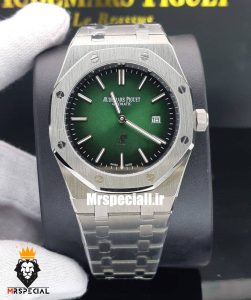 ساعت اودمار پیگه رویال اوک مردانه استیل کوارتز صفحه سبز AUDEMARS PIGUET ROYAL Oak 021211