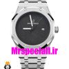 ساعت اودمار پیگه رویال اوک مردانه استیل کوارتز صفحه مشکی AUDEMARS PIGUET ROYAL Oak 021209