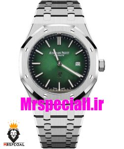 ساعت اودمار پیگه رویال اوک مردانه استیل کوارتز صفحه سبز AUDEMARS PIGUET ROYAL Oak 021211