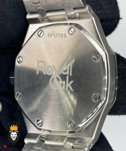 ساعت اودمار پیگه مردانه استیل صفحه سفید AUDEMARS PIGUET ROYAL 01633