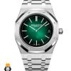 ساعت اودمار پیگه مردانه استیل صفحه سبز AUDEMARS PIGUET ROYAL 01636