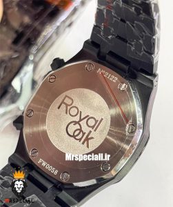 ساعت مچی مردانه اودمار پیگه کرنوگراف مشکی صفحه مشکی AUDEMARS PIGUET ROYAL 021271