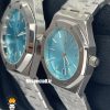 ساعت ست مردانه و زنانه اودمار پیگه استیل صفحه تیفانی AUDEMARS PIGUET ROYAL 020389 - تصویر 4