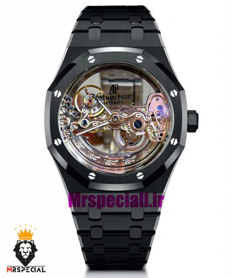 ساعت اودمار پیگه مردانه رویال اوک اتوماتیک مشکی AUDEMARS PIGUET ROYAL Oak 021553