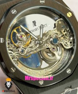 ساعت اودمار پیگه مردانه رویال اوک اتوماتیک مشکی AUDEMARS PIGUET ROYAL Oak 021553 