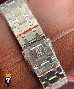 ساعت مردانه اودمار پیگه کرنوگراف استیل صفحه ابی AUDEMARS PIGUET ROYAL 4417