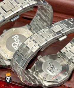 ساعت ست اودمار پیگه مردانه و زنانه استیل صفحه سفید Audemars Piguet Royal 01575