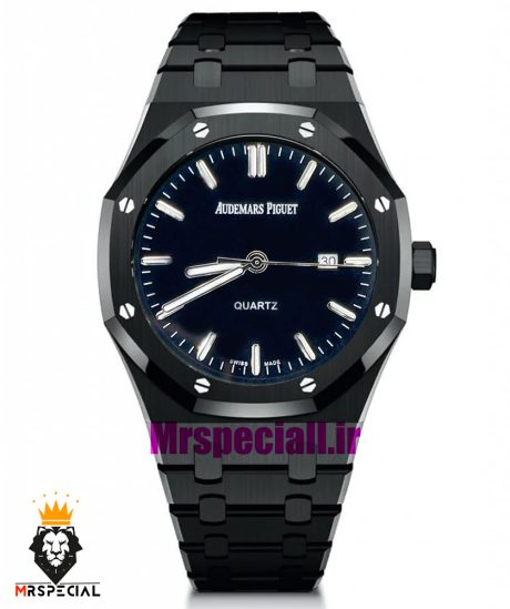 ساعت اودمار پیگه مردانه مشکی صفحه مشکی AUDEMARS PIGUET ROYAL 01638
