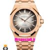 ساعت مچی مردانه اودمار پیگه اتوماتیک رزگلد صفحه طوسی AUDEMARS PIGUET ROYAL 0961