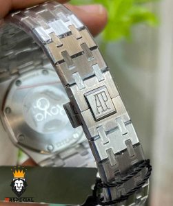 ساعت زنانه اودمار پیگه کوارتز استیل صفحه ابی Audemars Piguet Royal 01052
