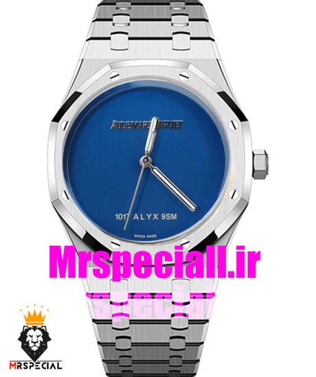 ساعت اودمار پیگه مردانه رویال اوک اتوماتیک صفحه ابی مهندسی AUDEMARS PIGUET ROYAL Oak 020751