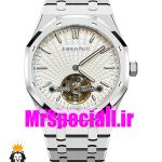 ساعت اودمار پیگه مردانه رویال اوک اتوماتیک صفحه سفید AUDEMARS PIGUET ROYAL Oak 02082