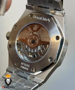 ساعت اودمار پیگه مردانه رویال اوک اتوماتیک صفحه سفید AUDEMARS PIGUET ROYAL Oak 02082