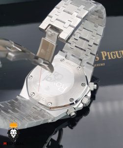 ساعت مردانه اودمار پیگه کرنوگراف استیل صفحه سبز AUDEMARS PIGUET ROYAL 0977