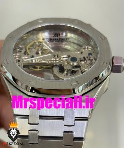 ساعت اودمار پیگه مردانه اتوماتیک ای پی رویال اوک اسکلتون AUDEMARS PIGUET ROYAL Oak 020690