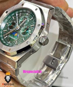 ساعت اودمار پیگه مردانه رویال اوک اتوماتیک صفحه سبز AUDEMARS PIGUET ROYAL Oak 021339 