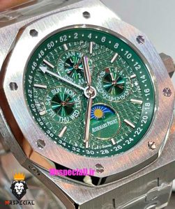 ساعت اودمار پیگه مردانه رویال اوک اتوماتیک صفحه سبز AUDEMARS PIGUET ROYAL Oak 021339 
