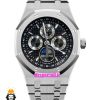 ساعت اودمار پیگه مردانه رویال اوک اتوماتیک صفحه مشکی AUDEMARS PIGUET ROYAL Oak 021338