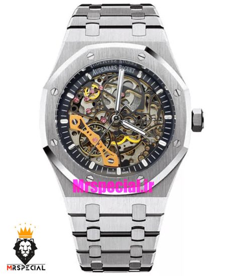 ساعت اودمار پیگه مردانه اتوماتیک ای پی رویال اوک اسکلتون AUDEMARS PIGUET ROYAL 01566
