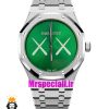 ساعت اودمار پیگه رویال اوک مردانه استیل صفحه سبز AUDEMARS PIGUET ROYAL Oak 021583