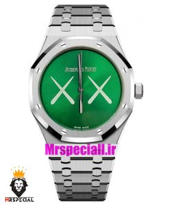 ساعت اودمار پیگه رویال اوک مردانه استیل صفحه سبز AUDEMARS PIGUET ROYAL Oak 021583