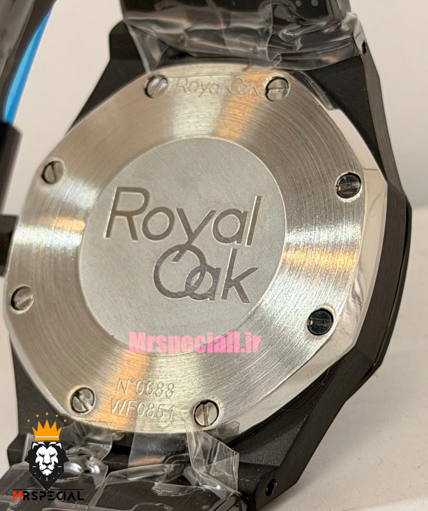 ساعت اودمار پیگه رویال اوک مردانه مشکی صفحه مشکی AUDEMARS PIGUET ROYAL Oak 021586