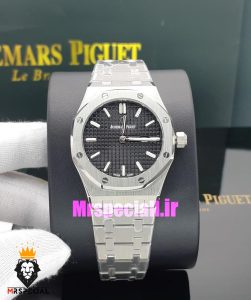 ساعت زنانه اودمار پیگه کوارتز استیل صفحه مشکی Audemars Piguet Royal 4401