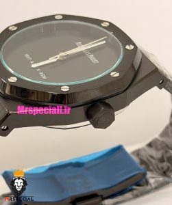 ساعت اودمار پیگه رویال اوک مردانه مشکی صفحه مشکی AUDEMARS PIGUET ROYAL Oak 021586
