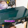 جعبه ساعت چوبی 12 تایی لوکس رنگ سبز کله غازی 0050 WATCH BOX