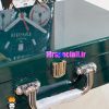 جعبه ساعت چوبی 12 تایی لوکس رنگ سبز کله غازی 0050 WATCH BOX