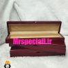 جعبه دستبند چوبی قرمز داخل مشکی 0048 Bracelet BOX - تصویر 3