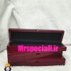 جعبه دستبند چوبی قرمز داخل کرم 0048 Bracelet BOX