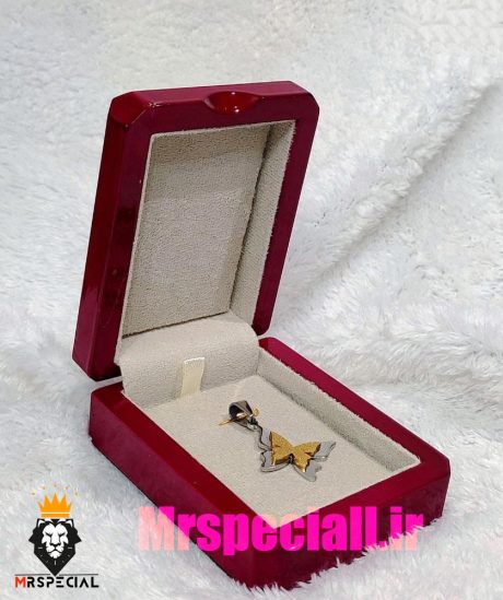 جعبه مدالی چوبی قرمز داخل کرم مناسب انواع نشان و پلاک 0045 Medal box
