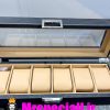 جعبه ساعت 6 تایی لوکس چرم دور دوخت وارداتی با کیفیت 0034 WATCH BOX