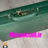 جعبه ساعت لوکس 12 تایی چرم پوست ماری سبز باکیفیت 0032 WATCH BOX