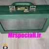 جعبه ساعت لوکس 12 تایی چرم پوست ماری سبز باکیفیت 0032 WATCH BOX