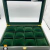 جعبه ساعت طرح چوب 12 تایی سفید لوکس 0025 WATCH BOX