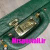 جعبه ساعت لوکس 12 تایی چرم پوست ماری سبز باکیفیت 0032 WATCH BOX