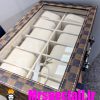 جعبه ساعت 12 تایی لویی ویتون وارداتی چرم دور دوخت 0035 WATCH BOX louis vuitton