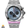 ساعت مچی مردانه برایتلینگ بند استیل کرنوگراف صفحه ابی BREITLING 01237