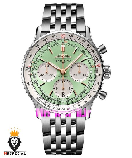 ساعت مچی مردانه برایتلینگ بند استیل کرنوگراف Breitling Navitimer 01225